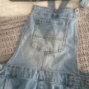 Denim Short Overalls